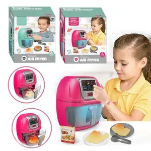 Friteuse à air drôle en plastique de simulation équipement ménager mini jouets de cuisine véritable ensemble de cuisine pour les enfants