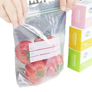 Sacs de conservation des aliments 1-3L transparents en PE refermables pour utilisation au réfrigérateur, antibactériens - Product Image 4