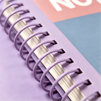 Cahier de mathématiques personnalisé, reliure spirale, format A5, papier quadrillé, cahier pour l'école et les étudiants en mathématiques, pages pointillées