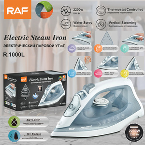 Plancha de Vapor Industrial Eléctrica de Cerámica RAF de 2200W, Portátil y Eficiente, para Uso Doméstico con Vaporización Vertical, Entrega Rápida - Product Image 4