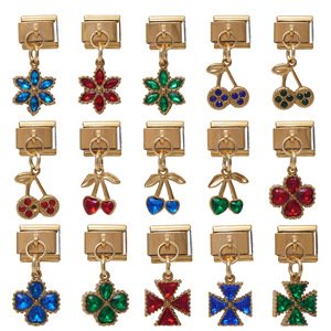 Fashion Pendants Charms Stainless Steel Key Shape Bezel Setting DIY Jewelry Set Unisex Yiwu Origin - Product Image 3