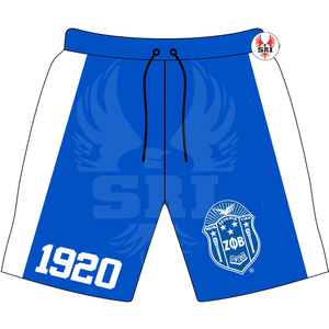 เสื้อปักลาย Zeta Phi Beta Sorority สำหรับผู้หญิง ผ้าโพลีเอสเตอร์ แขนสั้น |   ชุดเซ็ตเสื้อเชิ้ตติดกระดุมและกางเกงขาสั้นพิมพ์ลายตัวอักษร ZPB Sorority Sublimated สีเขียว - Product Image 1