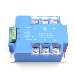 QSQF480A80 80A 480V รีเลย์โซลิดสเตทแบบติดตั้ง 3 เฟส โมดูลเปลี่ยนทิศทางกระแสไฟฟ้า SCR Output - Product Image 2