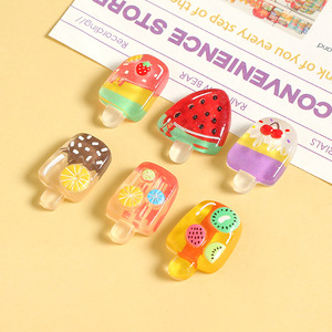 CHENXI verano Mini helado comida resina artesanía crema pegamento accesorios DIY teléfono funda <span class=keywords><strong>Slime</strong></span> encanto casa <span class=keywords><strong>de</strong></span> muñecas - Product Image 3
