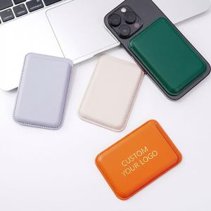 Cartera de Cuero Personalizada, Tarjetero Magnético para Teléfono, Cartera RFID Delgada y Minimalista, Regalo Corporativo al por Mayor - Product Image 2