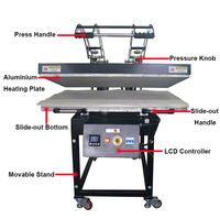 Presse à chaud manuelle pour sublimation 100x80cm, nouvelle, pour imprimantes d'étiquettes et de cartes
