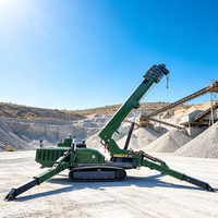 Grue araignée mobile d'extérieur 5 et 8 tonnes avec flèche de déplacement, la plus vendue en Europe pour la construction (vente en gros)