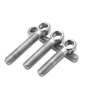 Vis à œillet entièrement filetées en acier inoxydable M8 personnalisées, marquées CE, pour l'assemblage de machines, service OEM - Product Image 1
