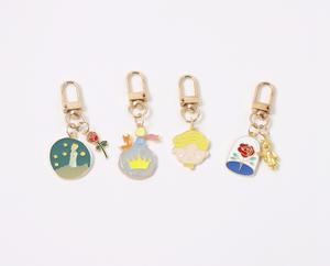 Portachiavi con Ciondolo Rosa del Piccolo Principe, Moschettone in Metallo Resistente, Portachiavi Anti-Smarrimento - Product Image 2