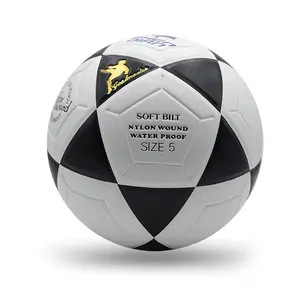 Size 5 Customized Logo Thermal bonding Soccer Ball Football for Match football Indoor football