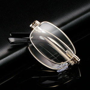 A40 Unisex <span class=keywords><strong>de</strong></span> los hombres <span class=keywords><strong>de</strong></span> las mujeres 1PC <span class=keywords><strong>de</strong></span> Metal plegable <span class=keywords><strong>gafas</strong></span> <span class=keywords><strong>de</strong></span> <span class=keywords><strong>lectura</strong></span> + 1,00, 1,50, 2,00, 2,50, 3,00, 3,50, 4,00 dioptrías + F05 - Product Image 2