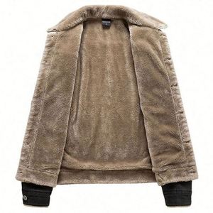 Chaqueta de Mezclilla Negra Lisa para Hombre, Ropa de Calle de Invierno Personalizada de Moda al por Mayor - Product Image 3