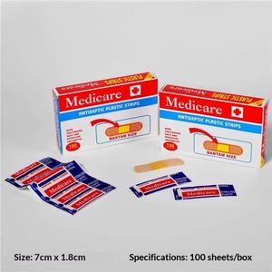 Vendajes Adhesivos de Tela Flexibles y Estériles, Transpirables, Paquete de Tiras de Primeros Auxilios, Parches Suaves y Elásticos <span class=keywords><strong>para</strong></span> <span class=keywords><strong>Heridas</strong></span> - Product Image 5