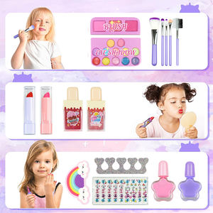 Nouveaux produits, <span class=keywords><strong>beauté</strong></span>, mode, jouets, cadeaux, trousse <span class=keywords><strong>de</strong></span> maquillage lavable pour enfants, véritable ensemble <span class=keywords><strong>de</strong></span> maquillage pour filles, enfants <span class=keywords><strong>de</strong></span> 5 <span class=keywords><strong>ans</strong></span> - Product Image 3