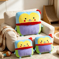Coussin décoratif personnalisé à motif de dessin animé, couleurs vives, pour enfants, articles de décoration intérieure, pour les détaillants de marchandises saisonnières, faible MOQ
