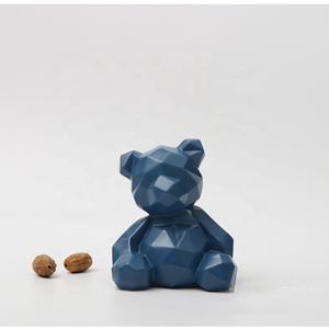 Nordique Géométrique Animaux Ours En Céramique Décoration de La Maison Salon - Product Image 6