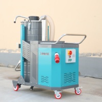 BOSHUO Vacuum Cleaner Industri Stainless Steel 2200W 220V dengan Fungsi Pembersihan Basah/Kering dan Penghilang Kerak, Garansi 1 Tahun