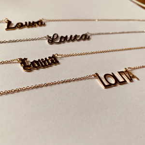 Emanco Collar <span class=keywords><strong>con</strong></span> <span class=keywords><strong>Nombre</strong></span> Personalizado para Niñas, Gargantilla Grabada <span class=keywords><strong>con</strong></span> Placa <span class=keywords><strong>de</strong></span> <span class=keywords><strong>Nombre</strong></span>, <span class=keywords><strong>Cadena</strong></span> Fina <span class=keywords><strong>de</strong></span> Acero Inoxidable, Envío Directo - Product Image 4