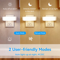 Mini Lampe LED Sans Fil à Détecteur de Mouvement, Lampe de Secours à Brancher, Lampe de Nuit LED Portable pour la Maison, le Salon