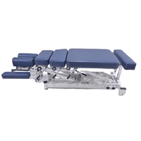 Table de chute chiropratique de traitement de 5 sections Table de traction de chute thoracique électrique Table chiropratique