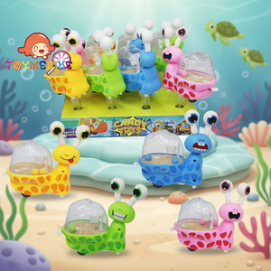 Jouet de voiture à friction en forme d'animal de dessin animé, très populaire, avec bonbons, jeu de table de basket-ball escamotable en plastique avec bonbons - Product Image 1