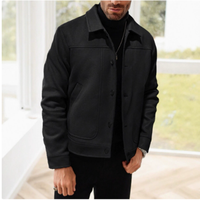 Veste décontractée pour homme Temu, best-seller 2026, automne/hiver, avec col rabattu
