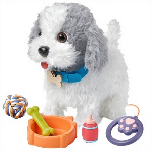 Juguete Interactivo Musical Eléctrico para Niños <span class=keywords><strong>Tumama</strong></span>, Cachorro Golden Retriever, con Control Remoto, Correa, Poliéster, Algodón PP - Product Image 2