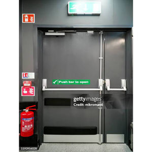 Portes <span class=keywords><strong>de</strong></span> <span class=keywords><strong>passage</strong></span> <span class=keywords><strong>de</strong></span> sécurité ignifuges en acier <span class=keywords><strong>de</strong></span> série personnalisée, design moderne, usage commercial, entrepôt extérieur, hôtel, école, finition - Product Image 5