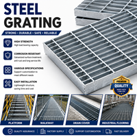 Grille de drainage en acier inoxydable 304 antidérapante robuste, taille personnalisée