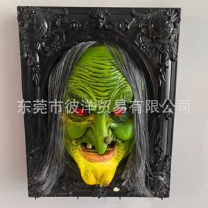 Colgante con marco de fotos de calavera de Halloween, accesorio decorativo de plástico para decoración de fiestas - Product Image 3