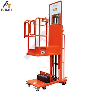 Nouveau 4m 4.5m <span class=keywords><strong>Semi</strong></span>-électrique Préparateur de commandes de haut niveau Matériau en acier Chaîne Type d'élingue pour les hôtels de détail Usine de fabrication - Product Image 6