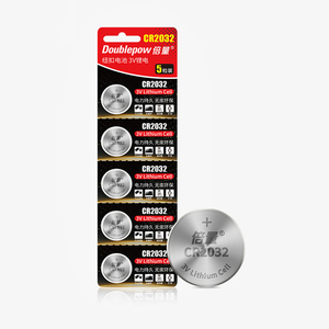 5 piles bouton CR2032 3V Li-Mn <span class=keywords><strong>DL2032</strong></span> ECR2032 GPCR2032 en blister pour montres et appareils électroniques - Product Image 1