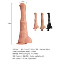 Multiple Styles Sexe Gode Cheval Géant Ventouse Cock Animal Penis Plug Énorme Gode Pour Femmes Masturbateur