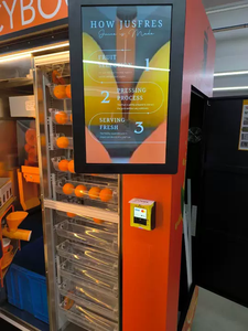 Distributeur automatique de jus d'orange frais <span class=keywords><strong>24h</strong></span>/24 3000MAX - Écran tactile intelligent, surveillance à distance et personnalisation de l'autocollant - Product Image 6