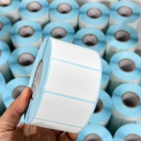 Étiquettes thermiques vierges personnalisées en gros 4x6 100x150mm, papier thermique imperméable à forte adhérence pour le transport logistique