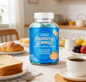 วิตามินกัมมี่แบบ OEM ODM ปราศจากน้ำตาล เอนไซม์ย่อยอาหารจากธรรมชาติ 60 เม็ด 2 เม็ดต่อวัน อาหารเสริมสำหรับผู้ใหญ่ - Product Image 6