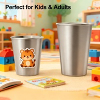Gobelets Moioco, sans BPA, incassables, en métal 304, pour enfants et adultes, pour l'intérieur, l'extérieur, les pique-niques, les voyages, le camping