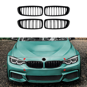 Bmw 4 Series F32 F33 F36 Grille Kit Single Double Line ABS Plastic Front Bumper Replacement For 2014-2020 Retrofit Upgrade - Product Image 1