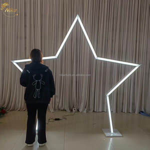 NIKA Luminous LED Tunnel Party Hintergrund Sternform Leuchten Hochzeits feier Events Bühnen dekoration Gang Bogen Tür Tunnel - Product Image 3