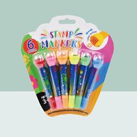 Stylos marqueurs à points lavables pour enfants, non toxiques, à base d'eau, marqueurs de dessin, fournitures de papeterie artistique pour enfants