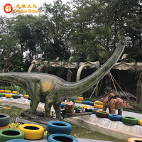 Nouveau modèle de dinosaure animatronique, durable et attrayant, énorme feuille de dinosaure pour parc d'attractions, Offre Spéciale