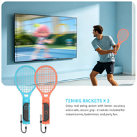 Nouveau Pack d'Accessoires de Jeu 15-en-1 pour Switch 2 Sports Resort, Kit de Tennis, Golf, Boxe, Tennis de Table avec Sac de Rangement à Cordon
