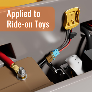 Adaptateur de conversion de batterie 20V pour jouets électriques 12V avec connecteur Peg Perego, kit d'amélioration de puissance 12 AWG et fusibles de sécurité 40A - Product Image 5