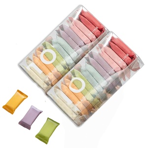 Serviette de Bain Jetable Compressée en Viscose Non Tissée de Haute Qualité 24*30cm, Couleur Unie, Antimicrobienne, Séchage Rapide, Usage Unique - Direct Usine - Product Image 1
