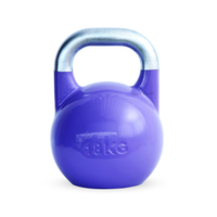 Entraînement de base d'haltérophilie de qualité professionnelle Kettlebell Fitness Cloches de bouilloire à code couleur