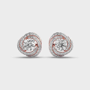 Round Brilliant Diamond Gold Plated Hip Hop Stud <b>Earrings</b> Luxury Designer 925 Sterling Silver Fashion <b>Fine</b> Jewelry for Women - Product Image 5