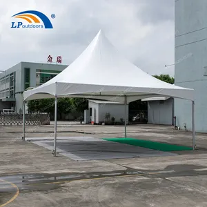 6 x 6 m Outdoor Aluminiumrahmen-Zelt Hochzeitsspitzen für Veranstaltungen in Ghana