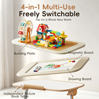 Nouvelle Arrivée Table de Construction XH6 Ultra avec Pieds Réglables pour Blocs et Art – Fourniture en Gros Table pour Enfants pour Blocs de Construction
