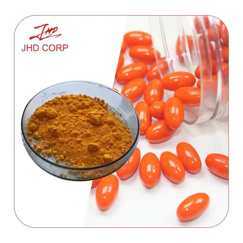 Jhd Vet Oplosbare Grondstof Co-Enzym Q10 Ubiquinol Coq10 98% Bulkpoeder