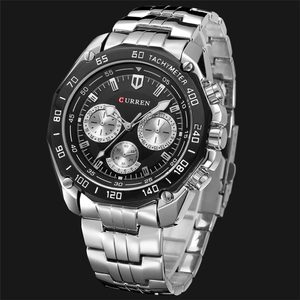 Moda Curren lusso uomo quarzo completo in acciaio inox orologio sportivo sportivo Casual uomo vestito orologio da polso <span class=keywords><strong>gentiluomo</strong></span> 2022 nuovo - Product Image 3